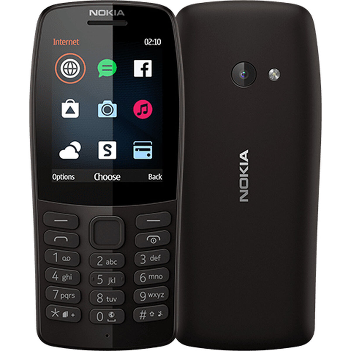 Téléphone portable pour personnes âgées Nokia 210 4G 2,3