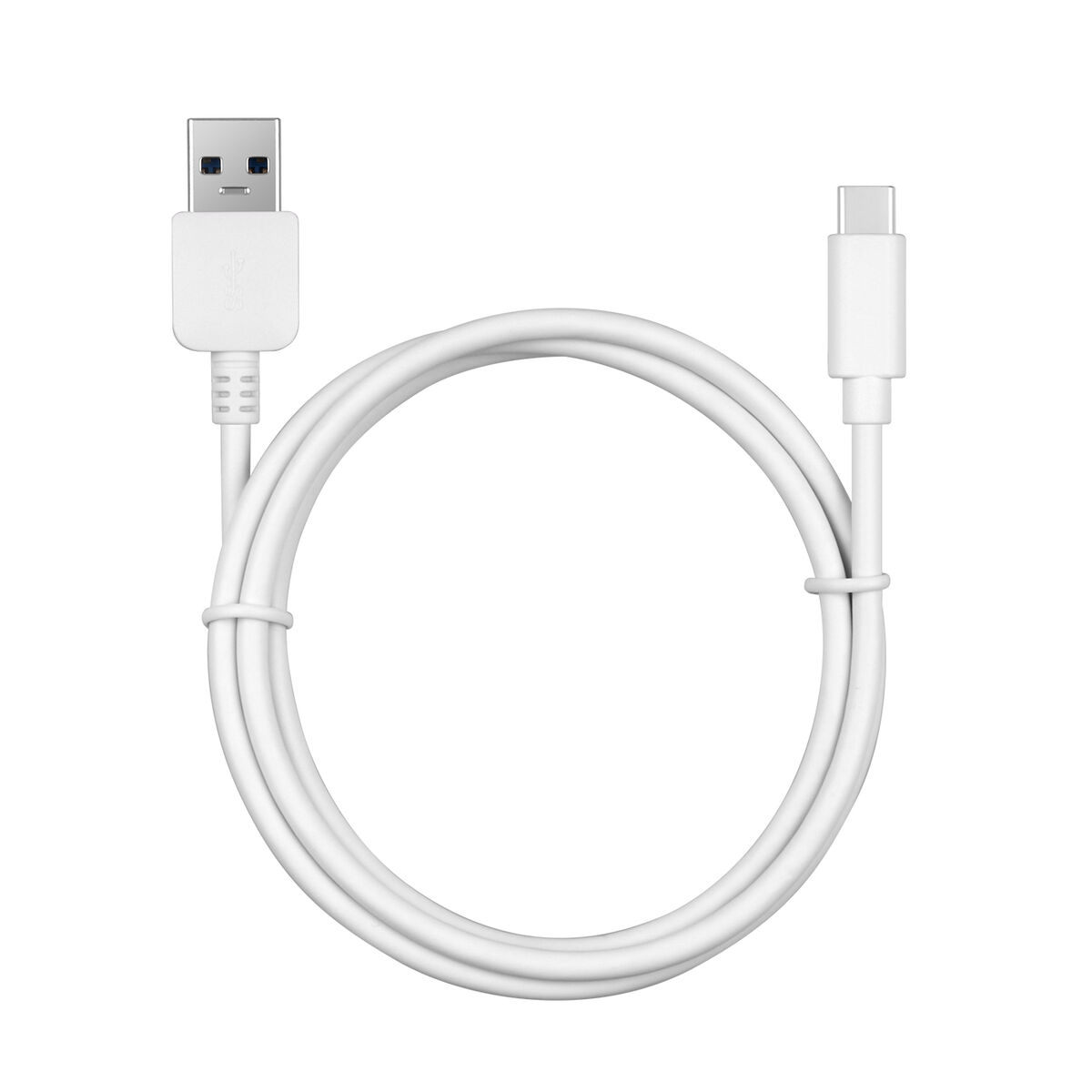 Câble USB A vers USB C CoolBox COO-CAB-U3UC Blanc 1 m