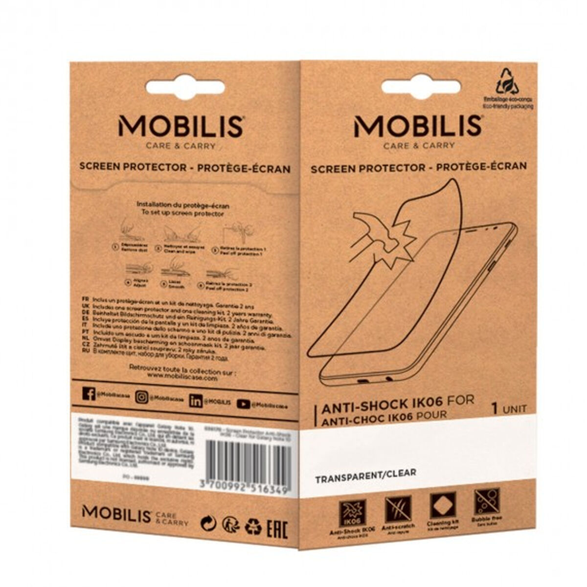Afbeeldingen van Screen Protector Mobilis 036271 Samsung GALAXY XCOVER 6 PRO