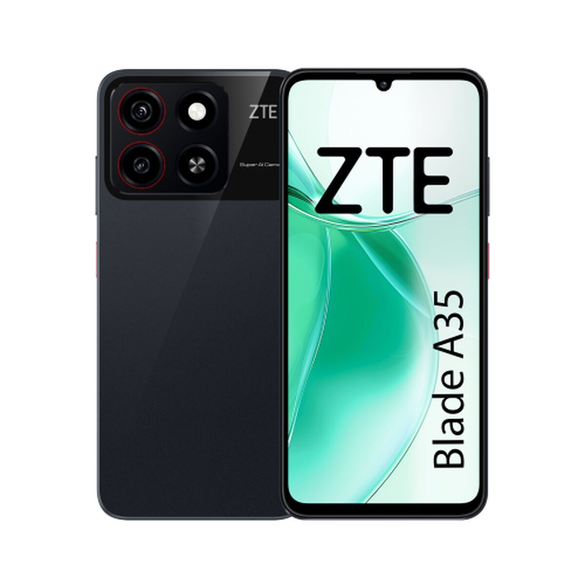 Smartphone ZTE Blade A35 6,7" 2 GB RAM 64 GB Black Unisoc ARM Cortex-A55