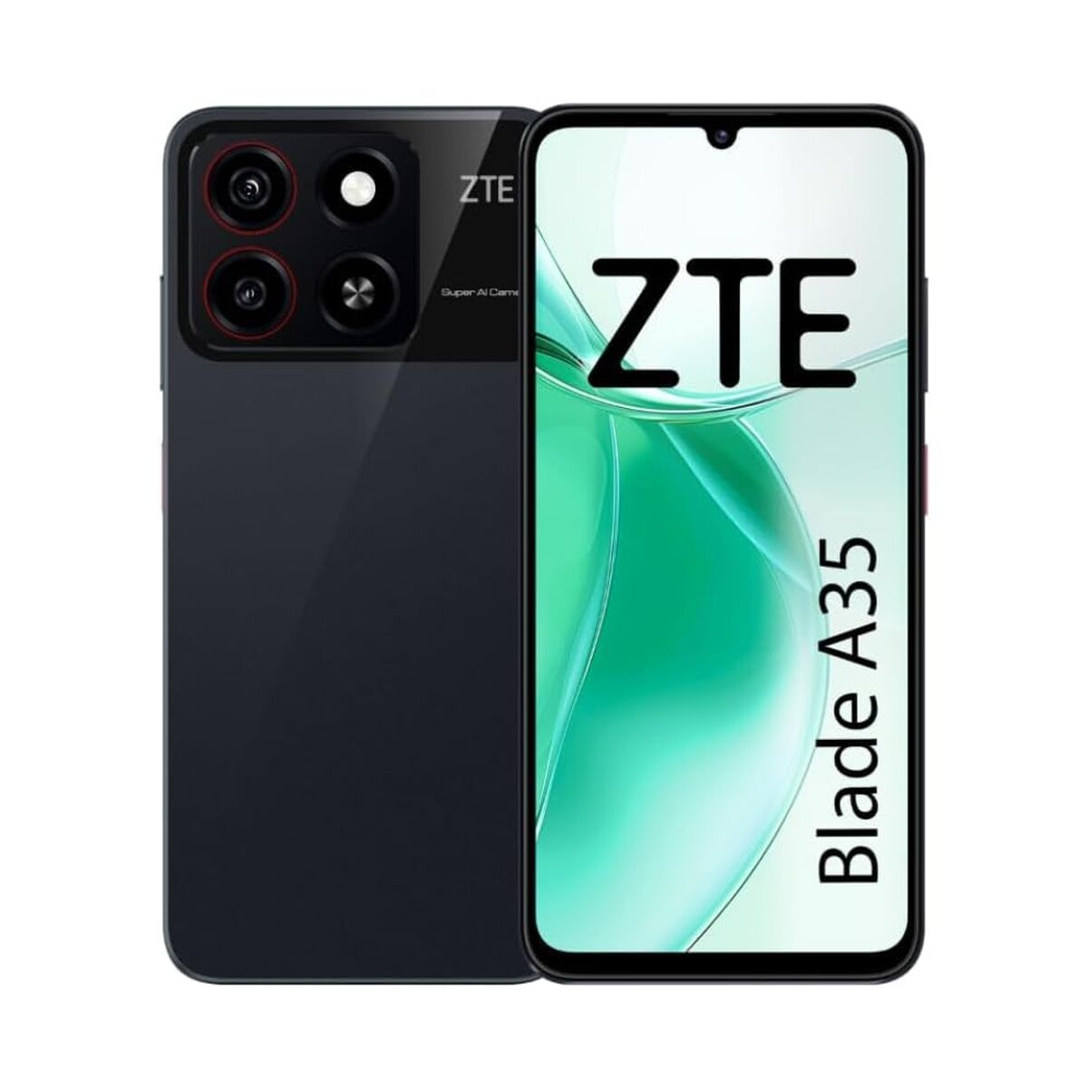 Smartphone ZTE Blade A35 6,7" 2 GB RAM 64 GB Black Unisoc ARM Cortex-A55