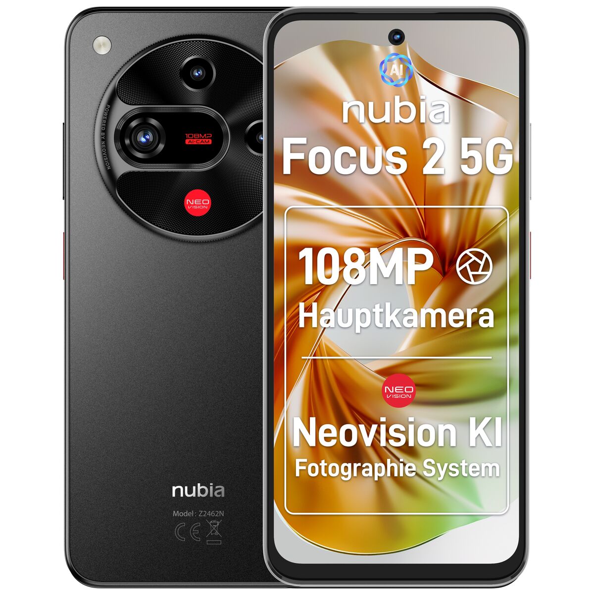 Picture of Smartphone ZTE Nubia Focus 2 8 GB RAM 256 GB 6,7" Black