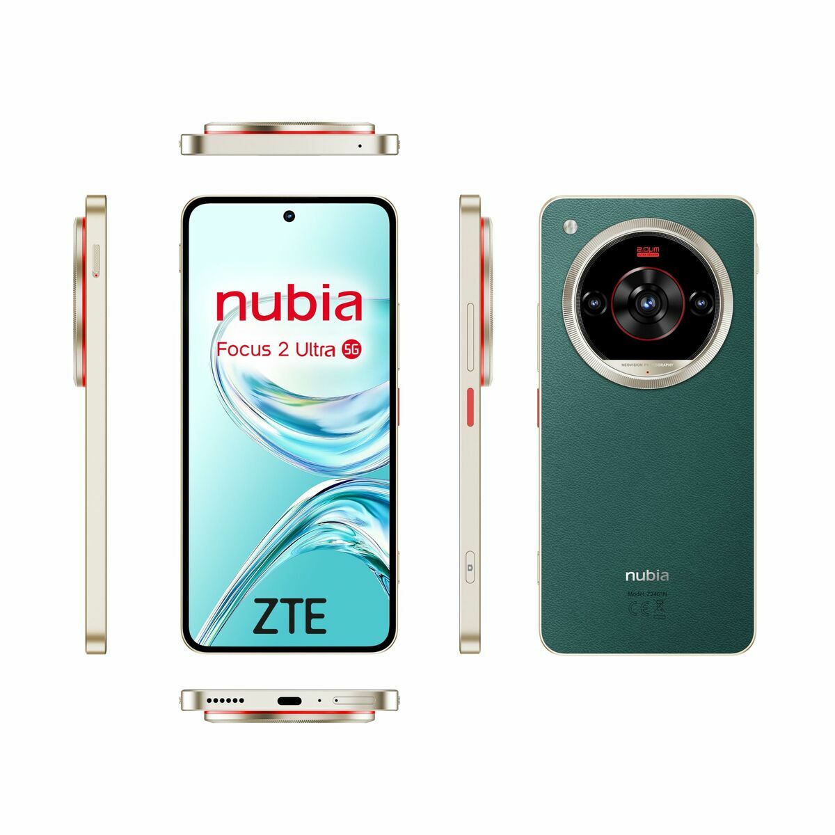 Image de Smartphone ZTE Nubia Focus 2 Ultra 6,8" 8 GB RAM 512 GB Green