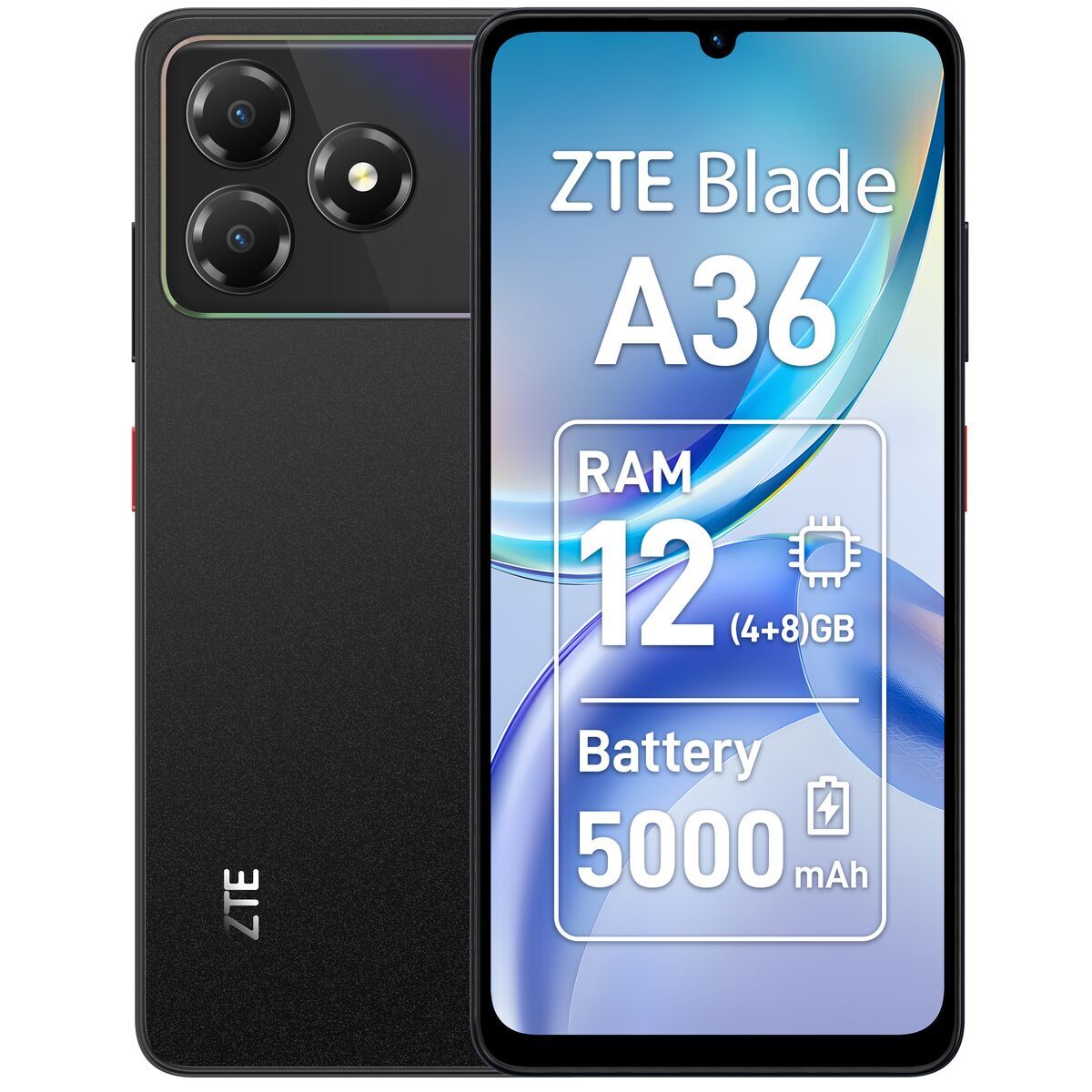 Bild von Smartphone ZTE BLADE A36 6,75" 64 GB Black