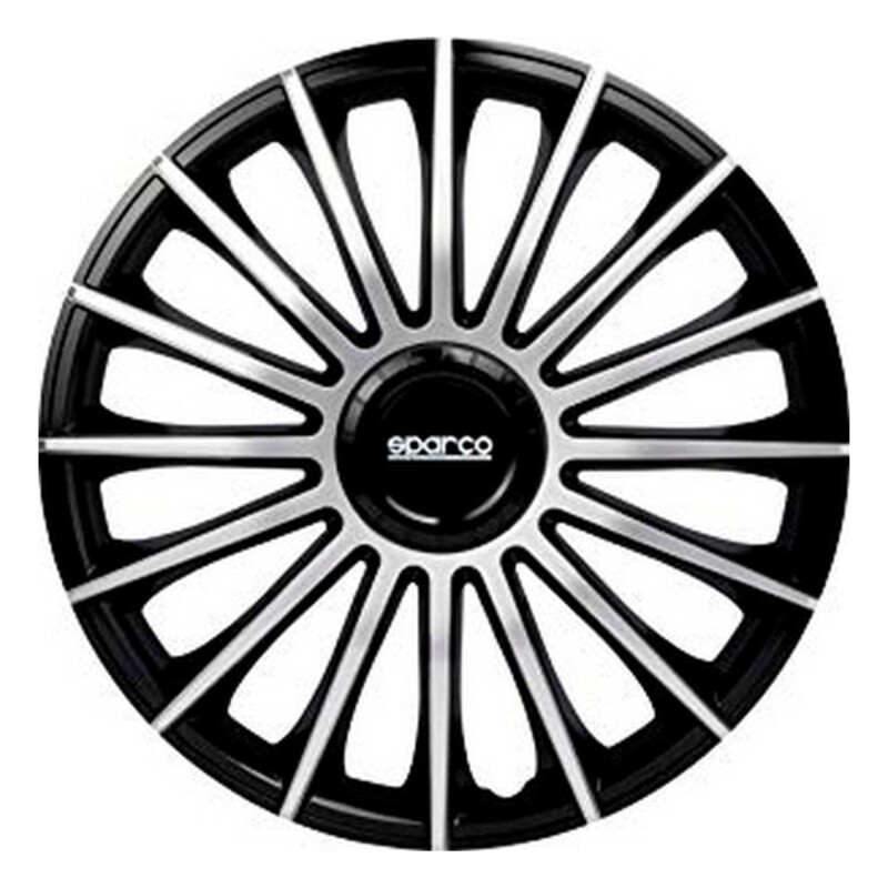 Hubcap Sparco Torino CS5 Black Silver 14" (4 uds)