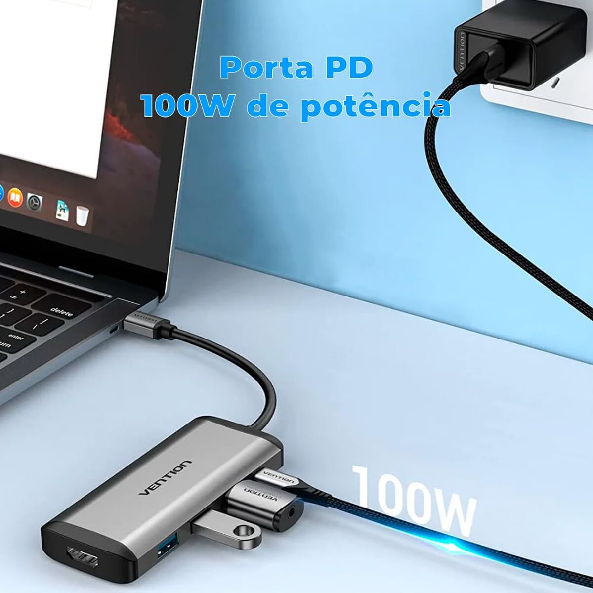 Picture of USB Hub Vention CNBHB Grey