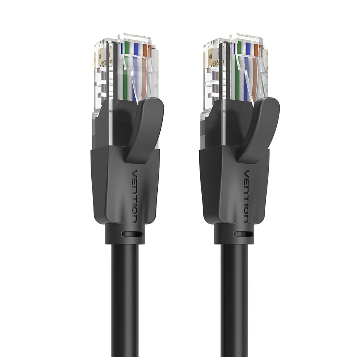 Image de UTP Category 6 Rigid Network Cable Vention IBEBS Black 25 m