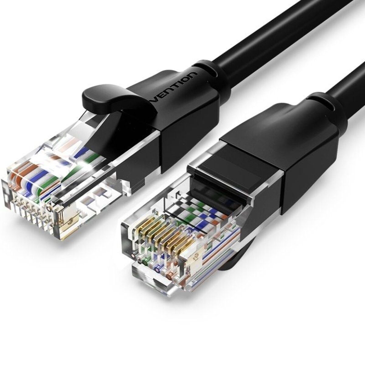 Image de UTP Category 6 Rigid Network Cable Vention IBEBS Black 25 m