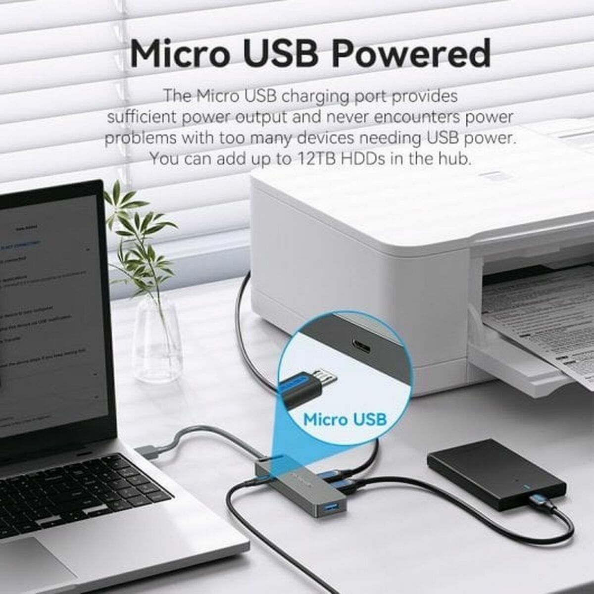 Picture of USB Hub Vention CHLBB Black