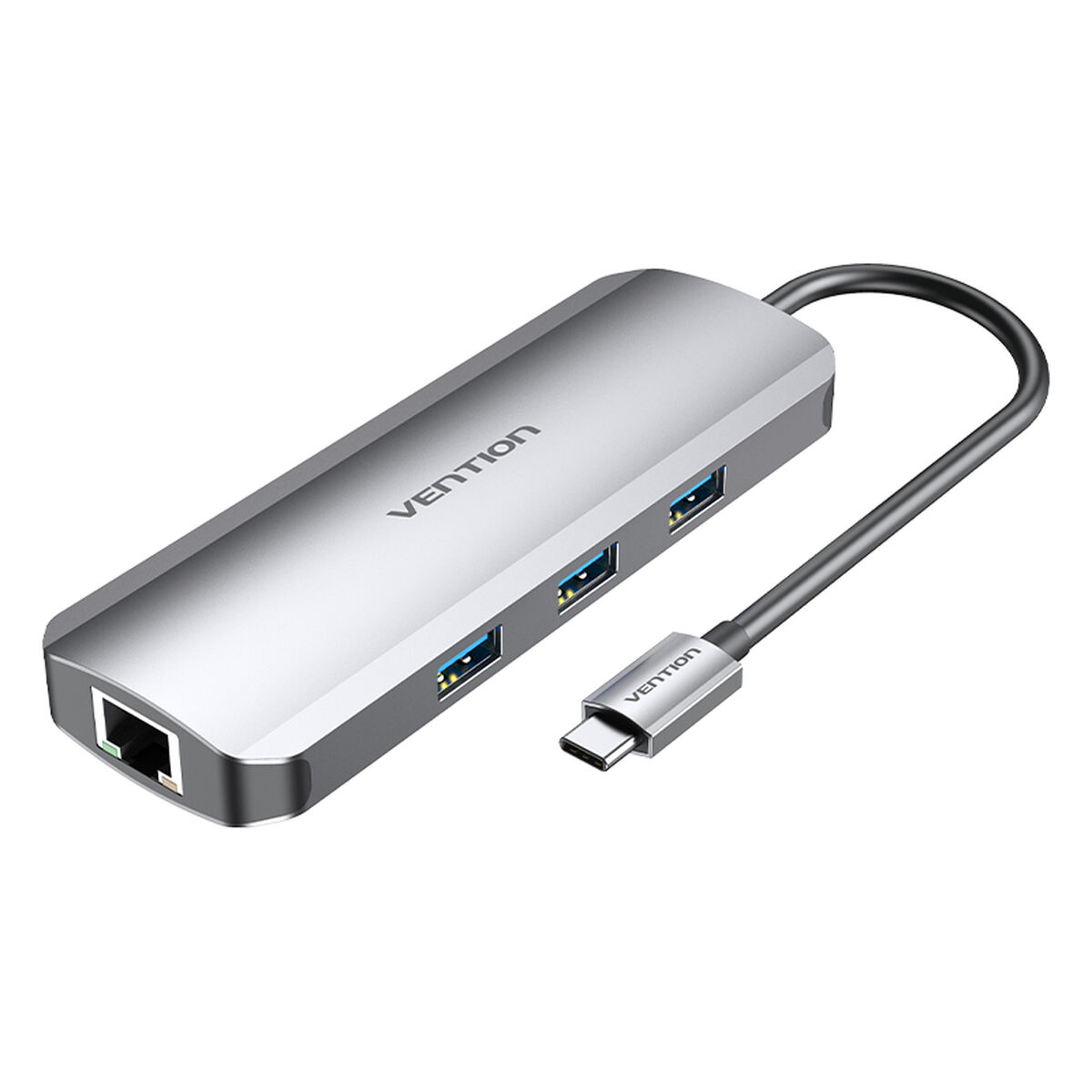 Obrazek USB-C Hub Vention TOLHB Silver 100 W