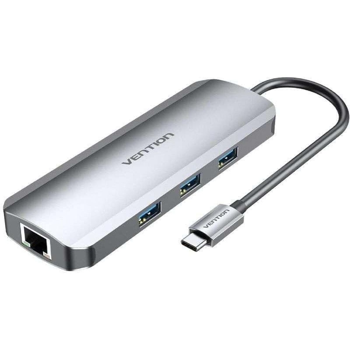 Obrazek USB-C Hub Vention TOLHB Silver 100 W