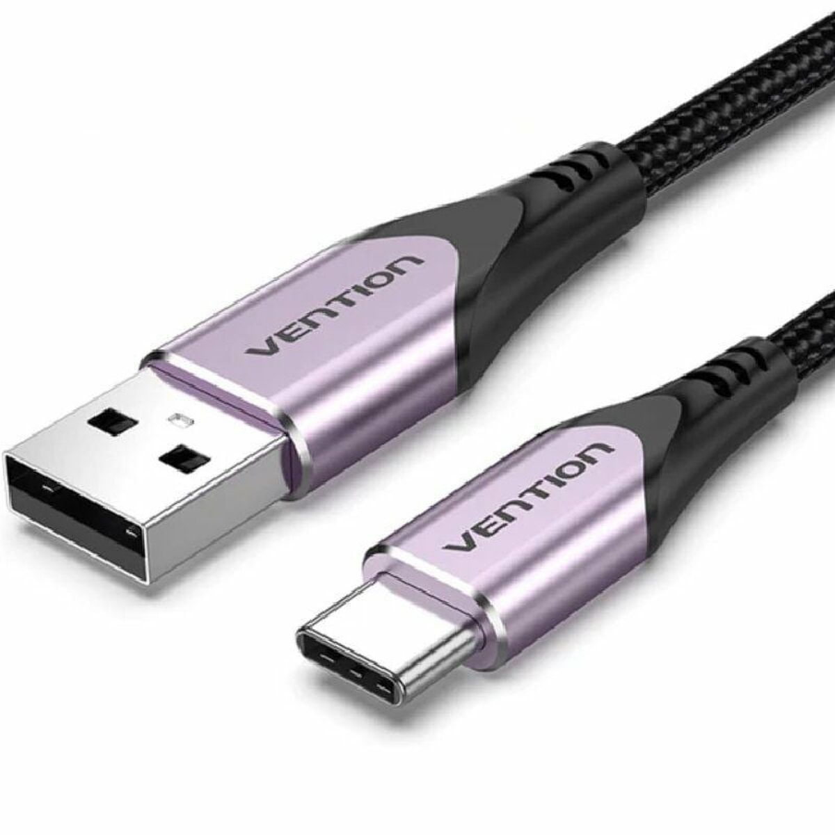 Καλώδιο USB A σε USB-C Vention CODVH 2 m Μοβ