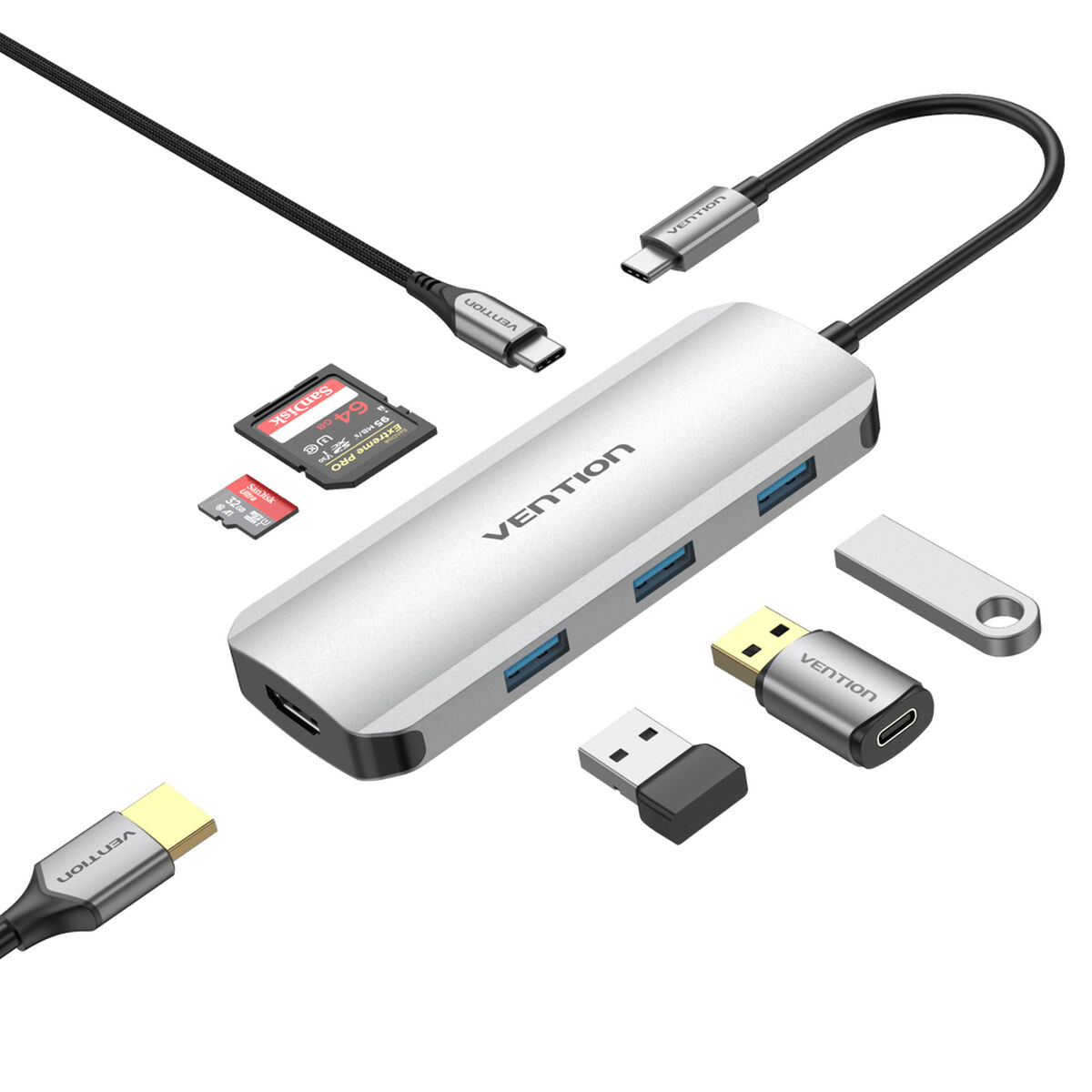 Picture of USB Hub Vention TOJHB 7-in-1