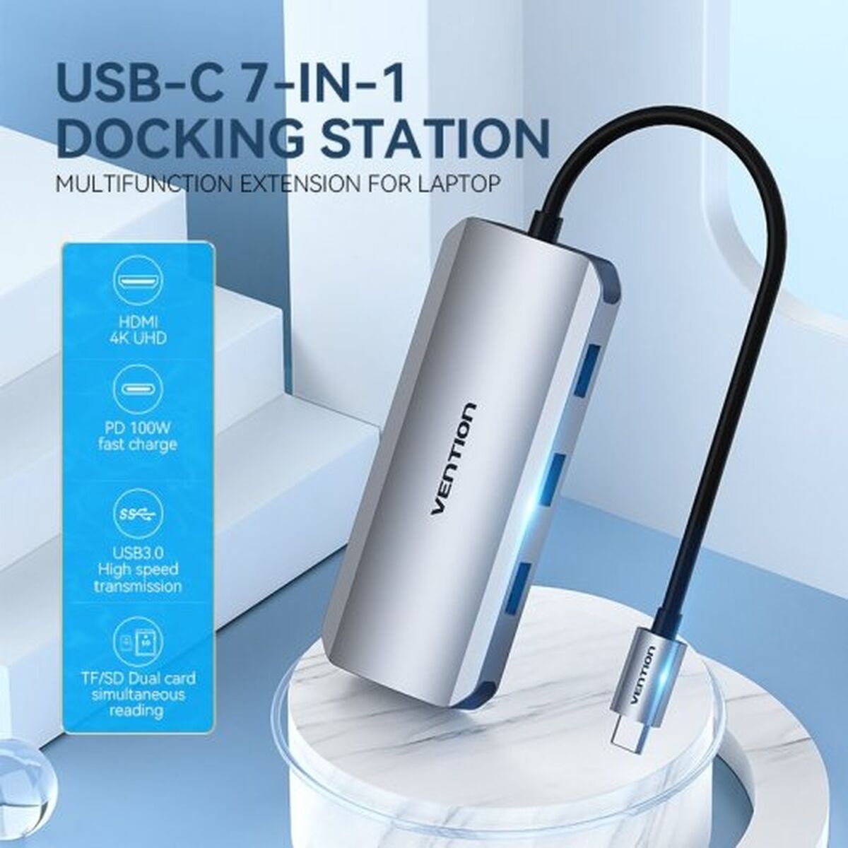 Picture of USB Hub Vention TOJHB 7-in-1