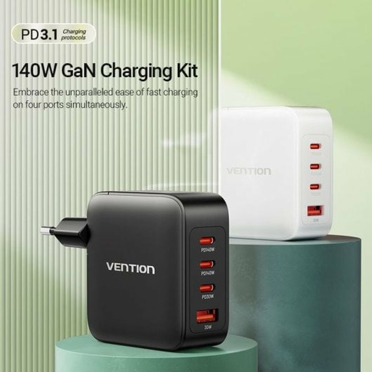 Wall Charger Vention FEIB0-EU