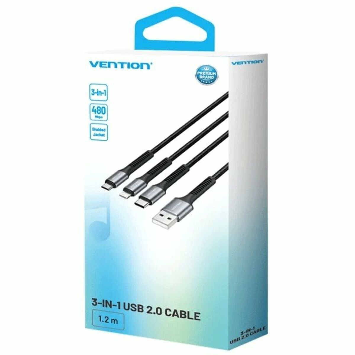 Image secondaire de Câble USB vers Lightning Vention H18BAV