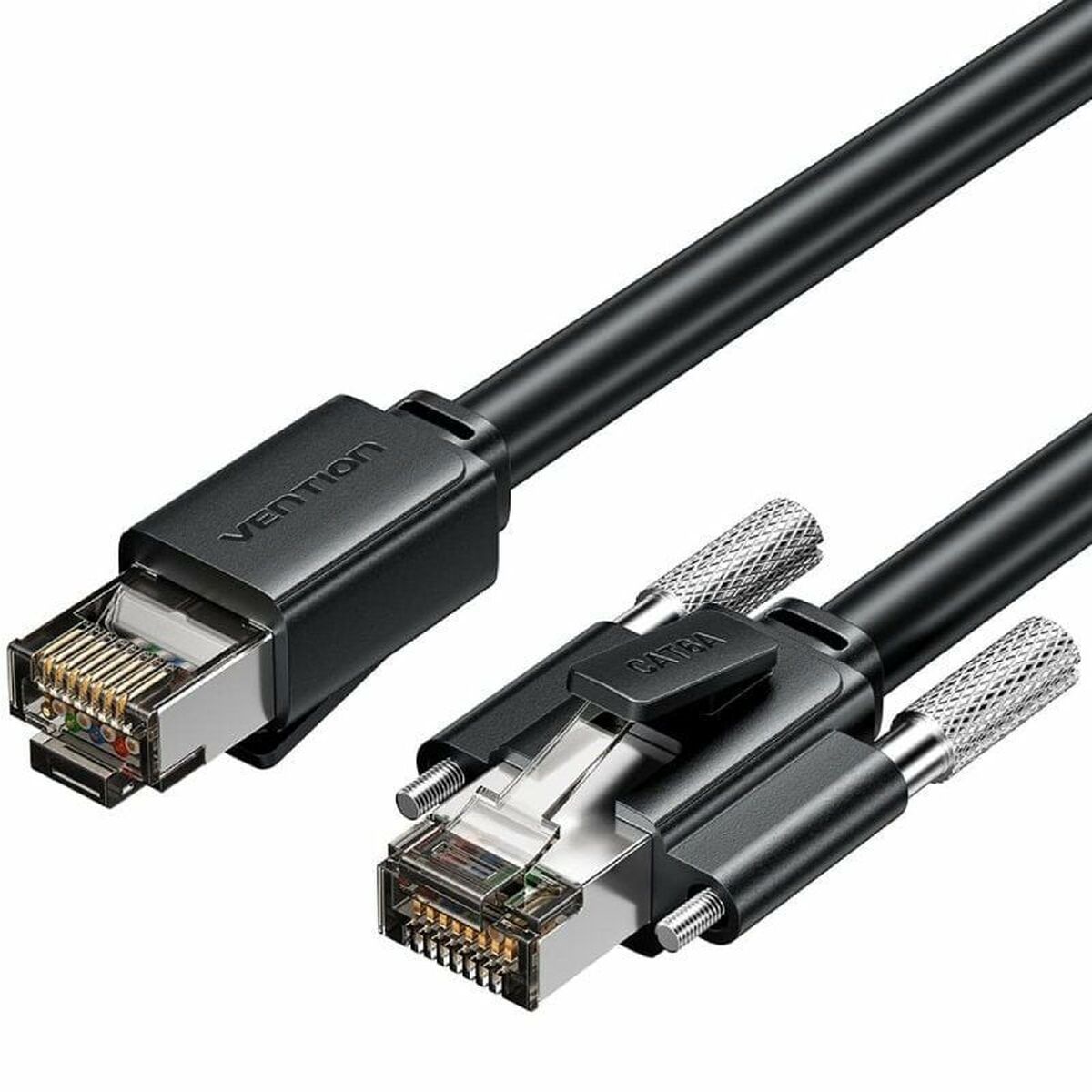 Câble RJ45 Catégorie 6 UTP Rigide Vention IBUBI Noir 3 m