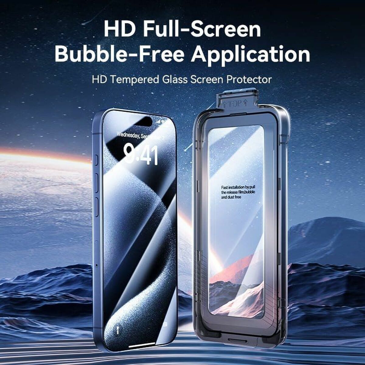 Afbeeldingen van Tempered Glass Mobile Screen Protector Vention KUITCA-10