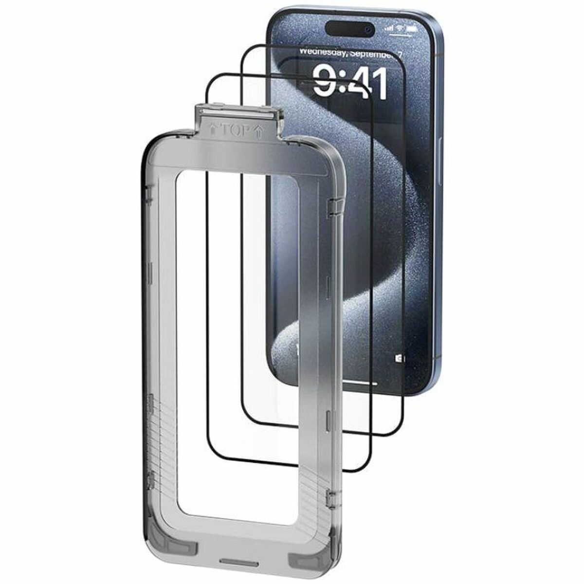 Afbeeldingen van Tempered Glass Mobile Screen Protector Vention KUKTCA-30 iPhone 15 Pro