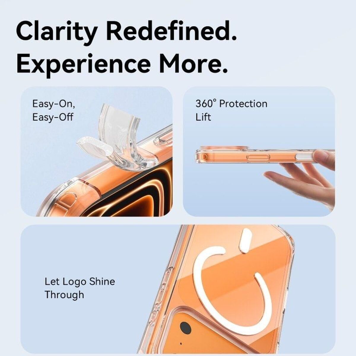 Obrazek Pokrowiec na Komórkę Vention KVBTCB-10 Przezroczysty