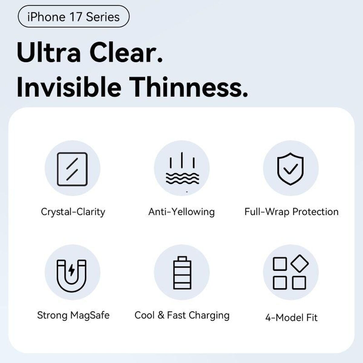 Obrazek Pokrowiec na Komórkę Vention KVBTCB-10 Przezroczysty