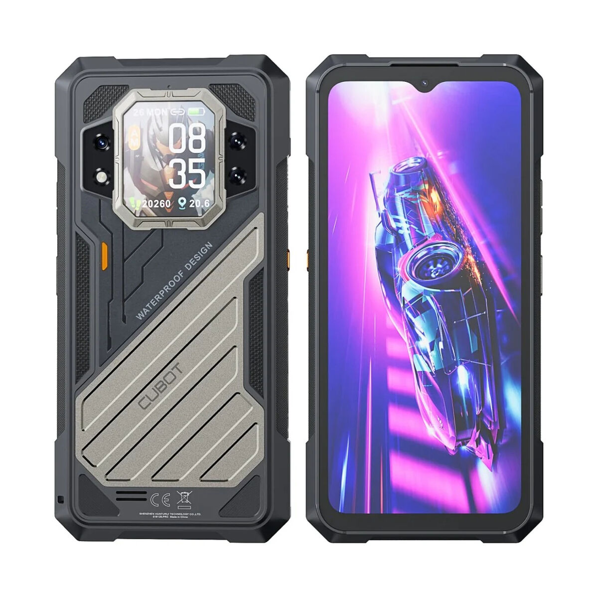 Smartphone Cubot KINGKONG X 6,58“ MediaTek Dimensity 8300-Ultra 16 GB RAM 256 GB Black