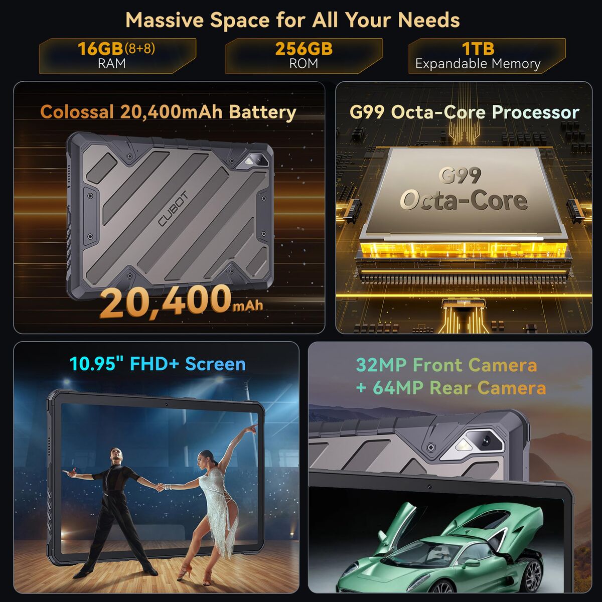 Bild von Tablet Cubot Black