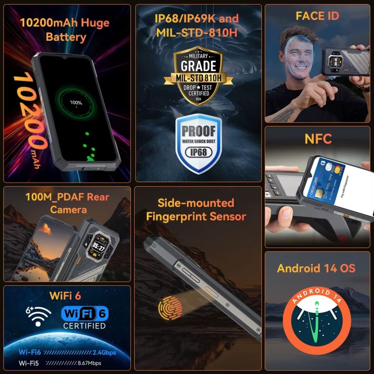 Picture of Smartphone Cubot CUBKKXPRO24256 Black