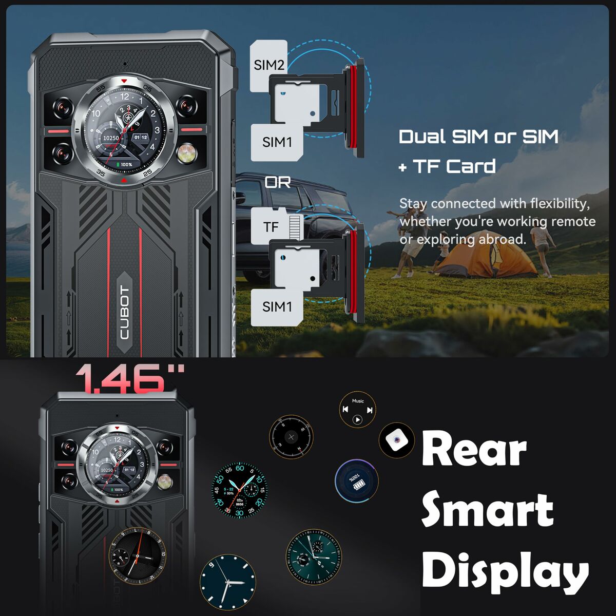 Afbeeldingen van Smartphone Cubot CUBKK11BLK