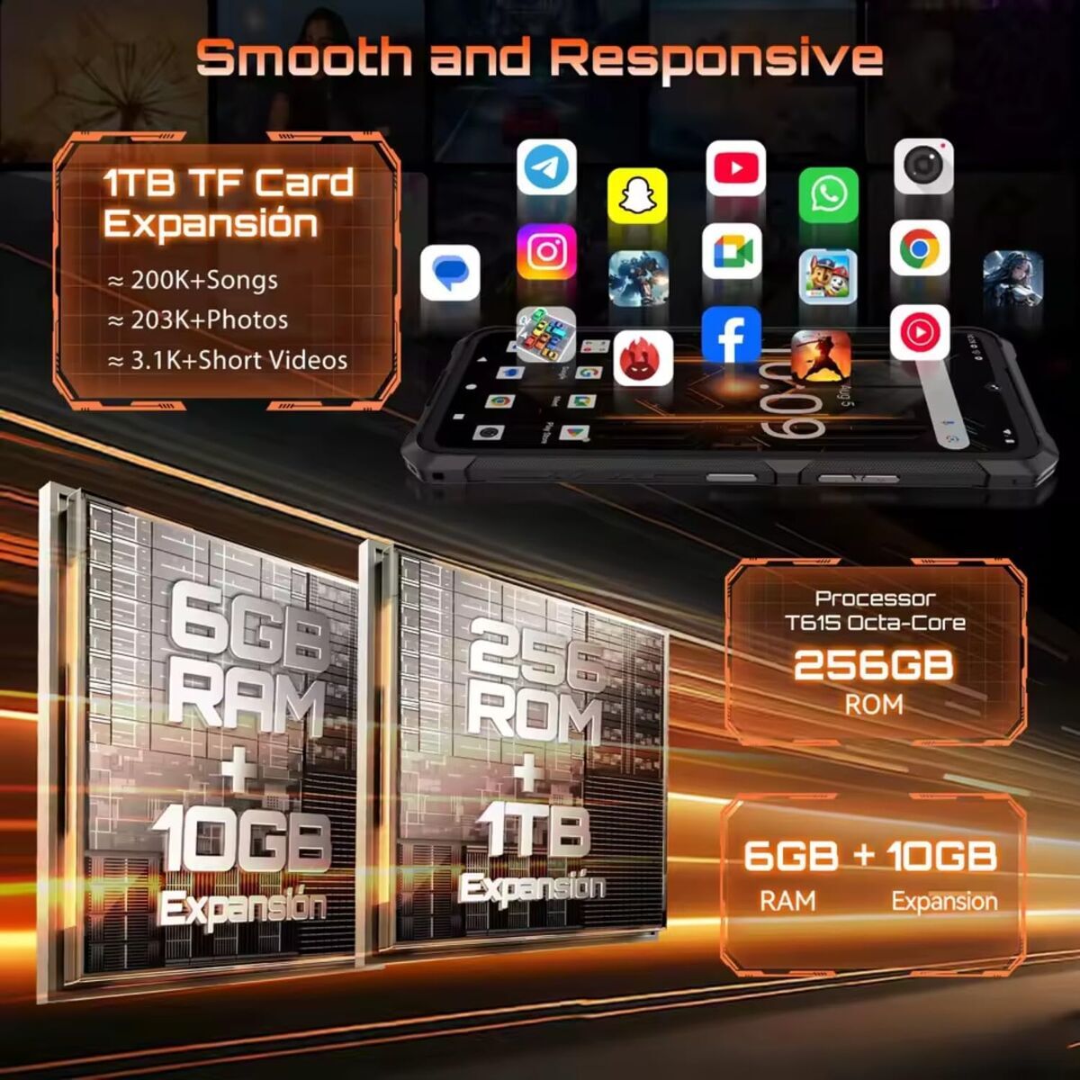 Smartphone Cubot CUBKKES3BLK 6 GB RAM 256 GB 6,75"