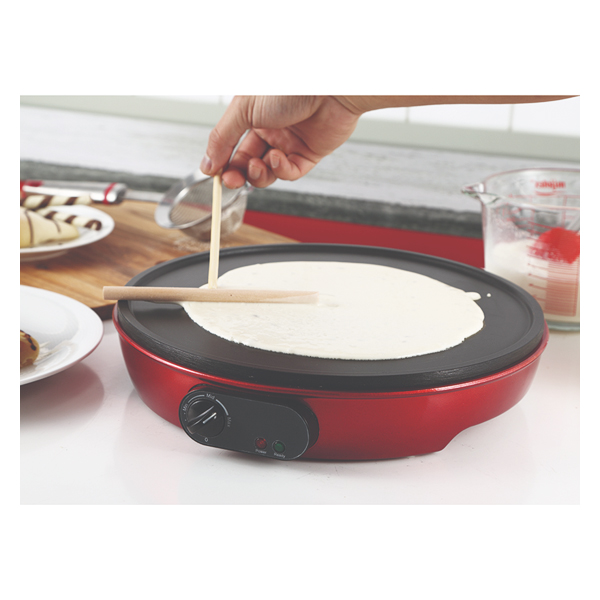 Crepe Maker SwissHome Party Red