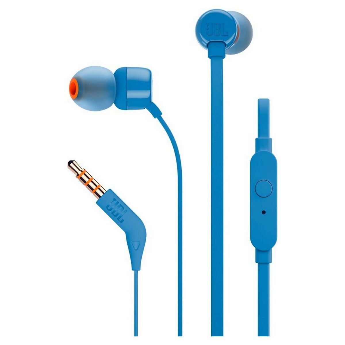 Bild von Headphones with Microphone JBL T110 Blue