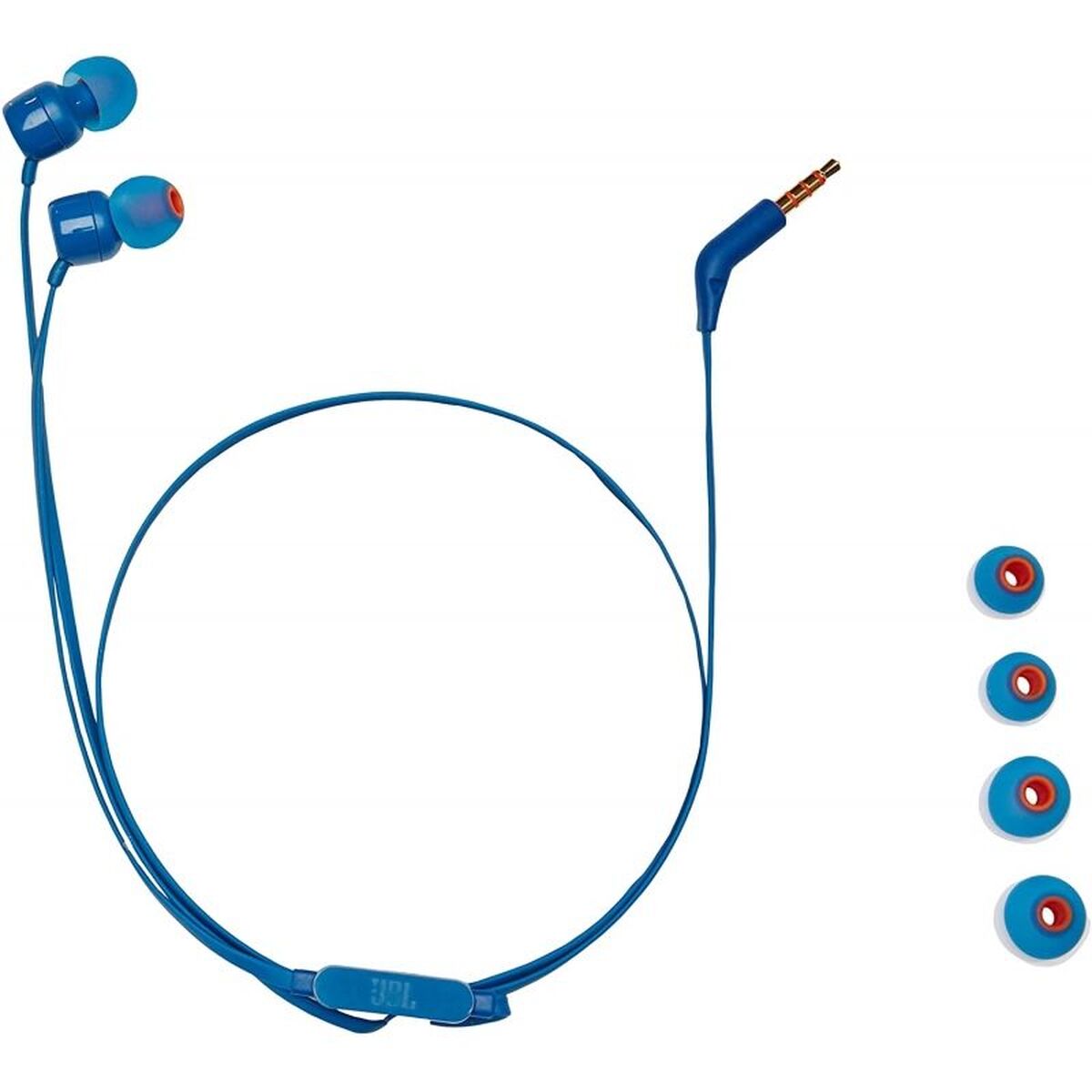 Headphones with Microphone JBL T110 Blue