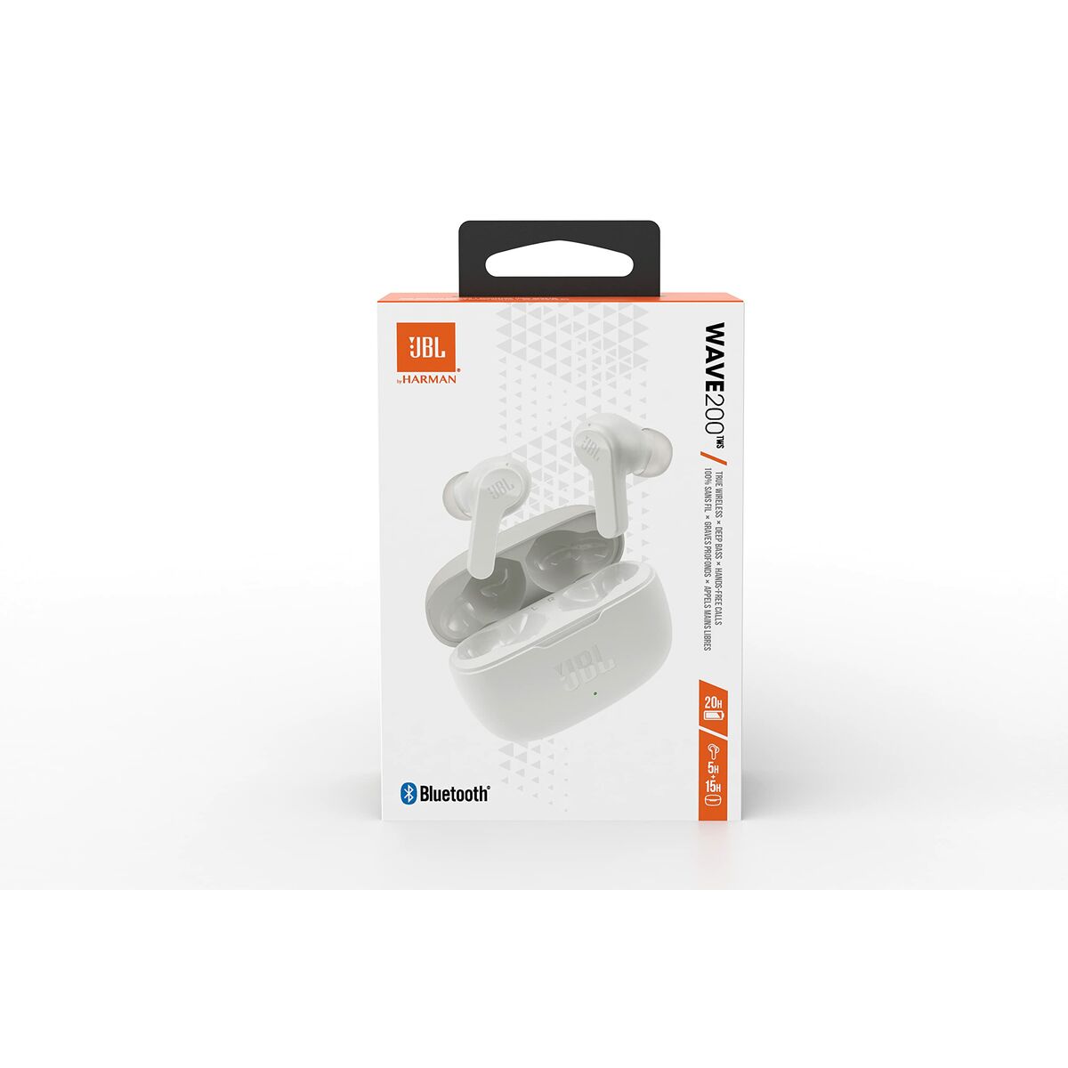 Bluetooth Headset with Microphone JBL JBLW200TWSWHT White