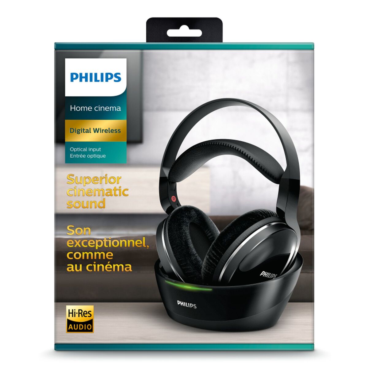 Image secondaire de Casque Philips SHD8850/12 Noir