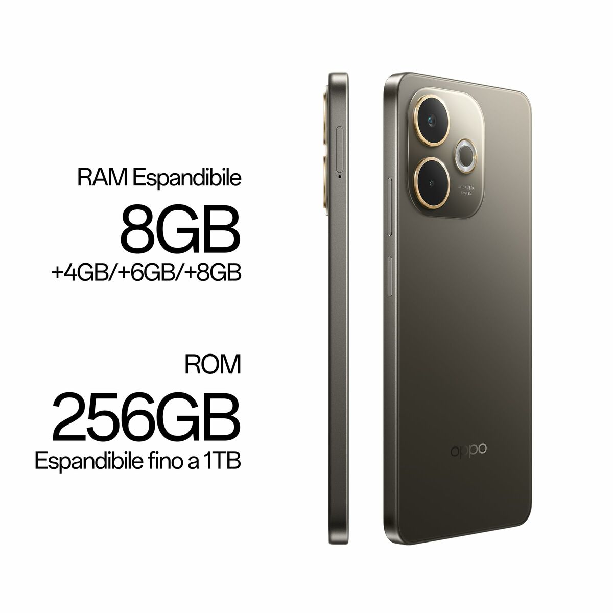 Smartphone Oppo A5 PRO 5G 6,67" Octa Core mediatek dimensity 6300 8 GB RAM 256 GB Black
