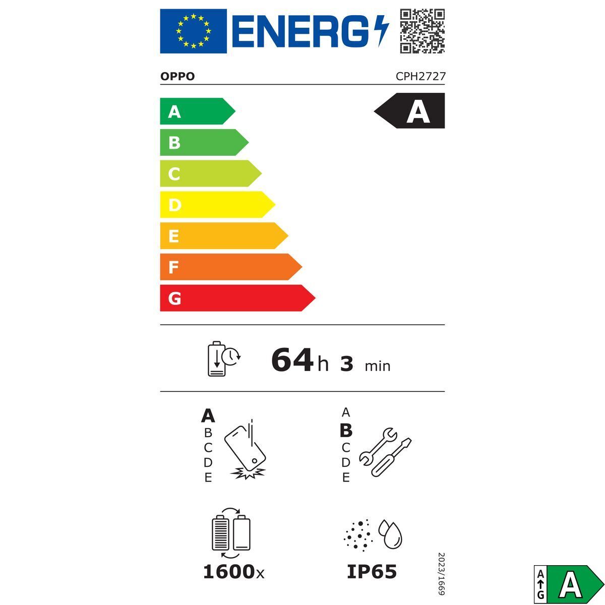 Image de Smartphone Oppo 110010348464 6,67" 6 GB RAM 128 GB White