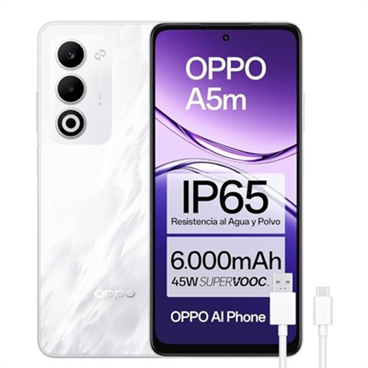 Picture of Smartphone Oppo 631010001241 Octa Core 8 GB RAM 256 GB White 6,67" 6,56"