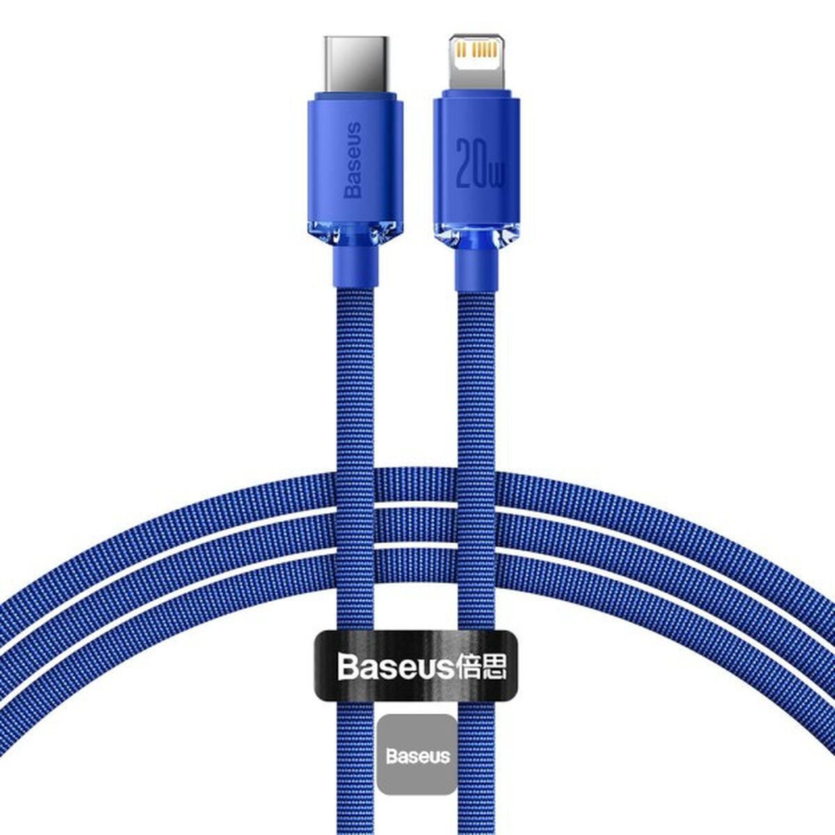 Câble USB-C vers Lightning Baseus CAJY000203 Bleu 1,2 m