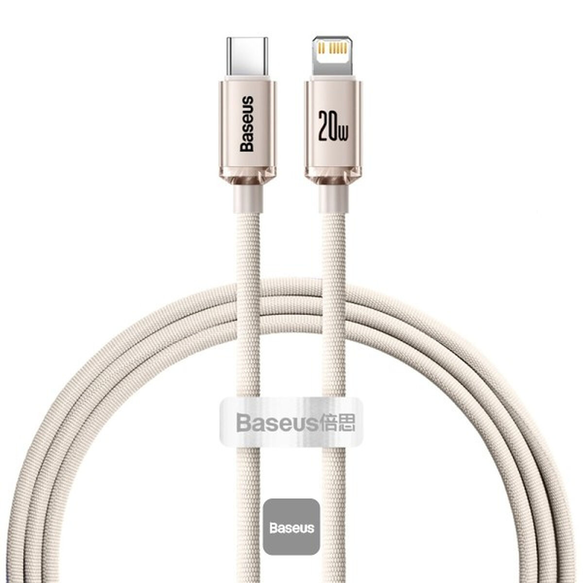 Câble USB vers Lightning Baseus CAJY001304 Rose 1,2 m