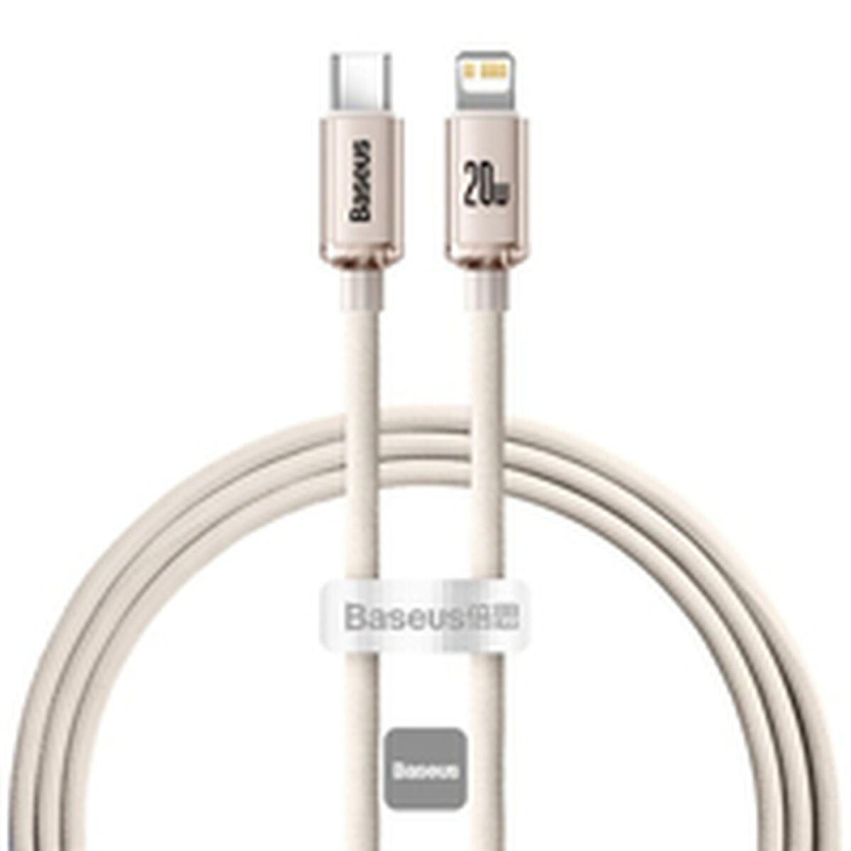 Image secondaire de Câble USB vers Lightning Baseus CAJY001304 Rose 1,2 m