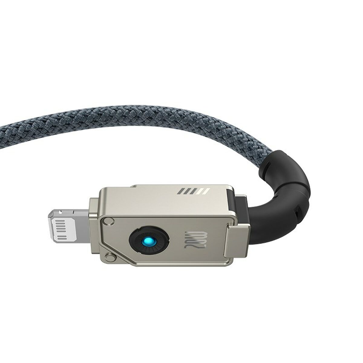 Image secondaire de Câble USB-C vers Lightning Baseus P10355803221-00 Blanc Noir 1 m