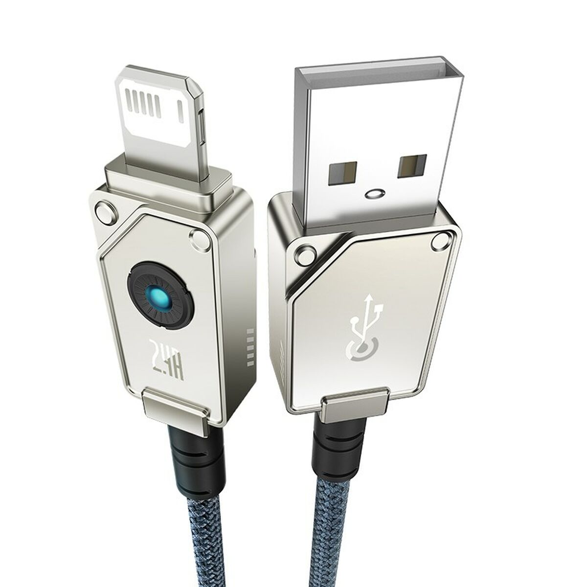 Image secondaire de Câble USB vers Lightning Baseus P10355802111-01 Noir 2 m