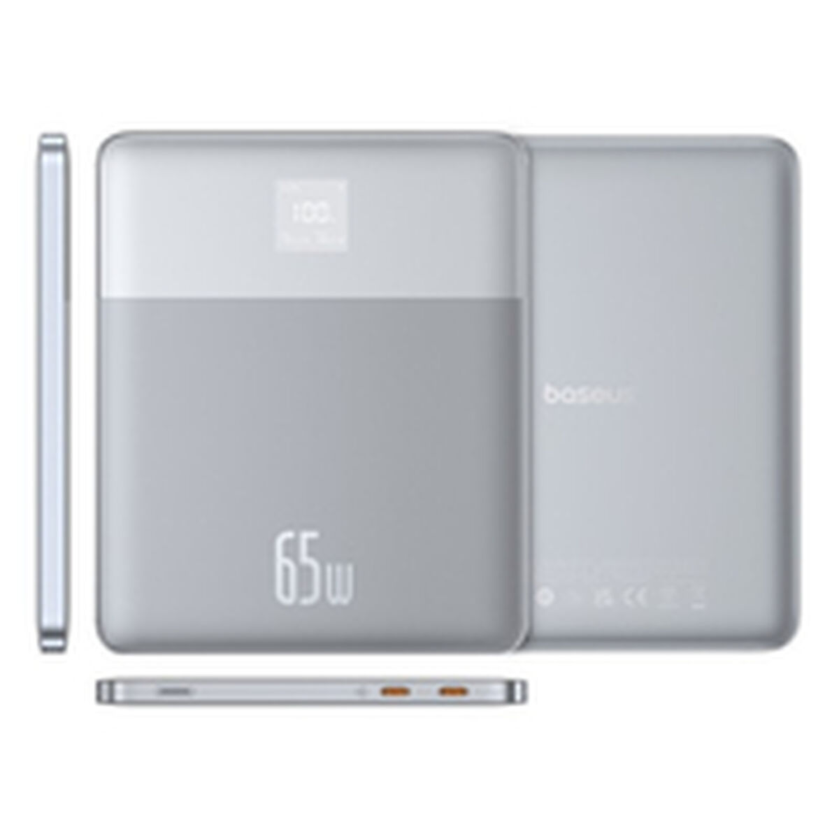 Afbeeldingen van Powerbank Baseus P10063801S13-00 Silver