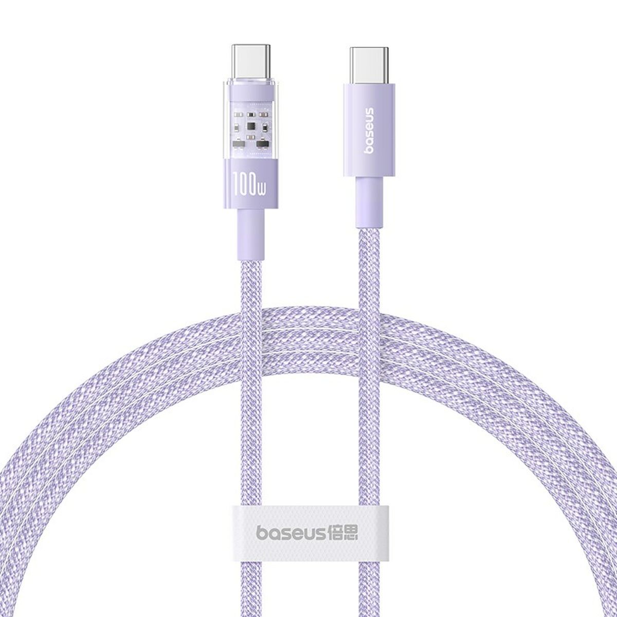 Câble USB-C vers USB-C Baseus P10373000511-00 Pourpre 1 m