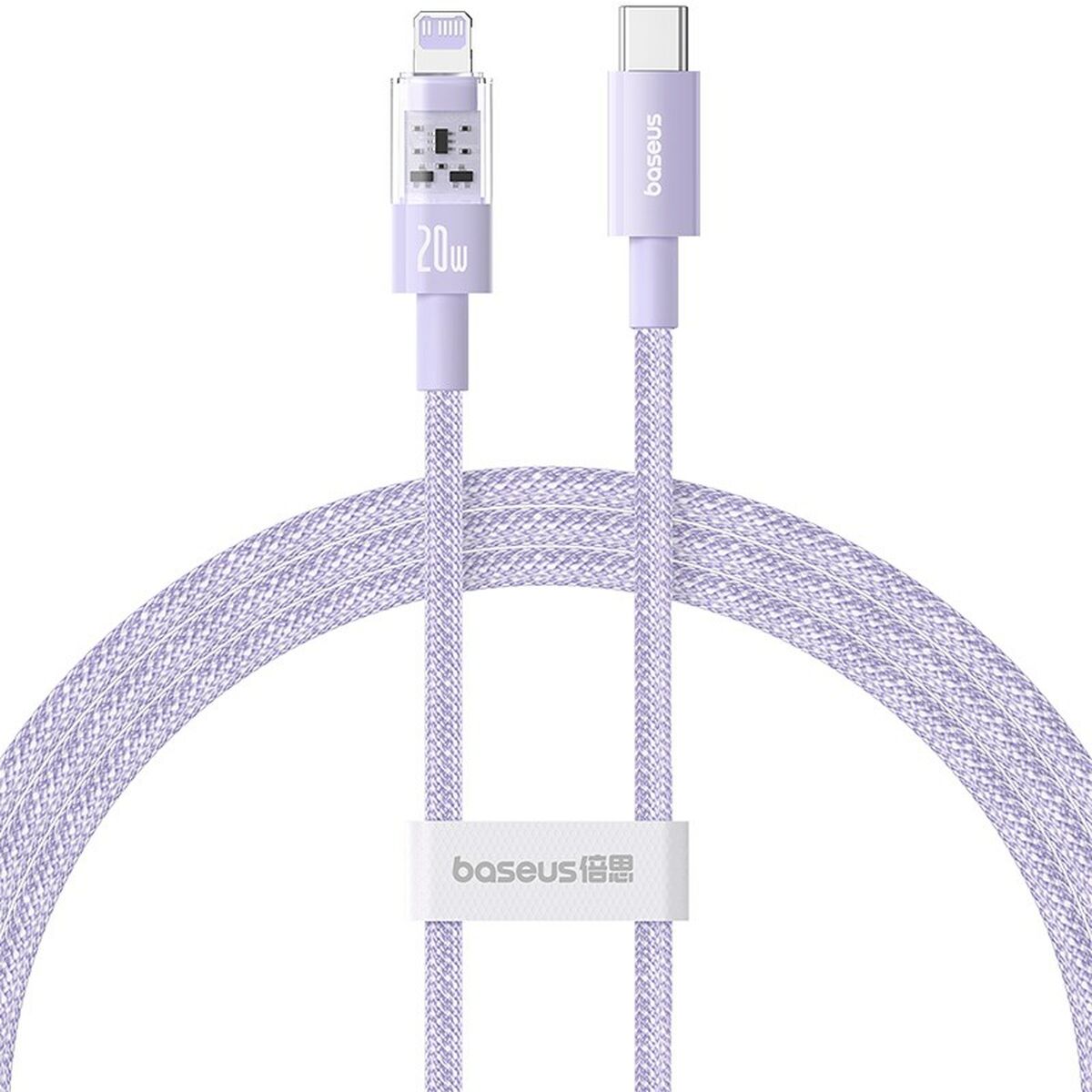 Câble USB-C vers Lightning Baseus P10373001511-00 Pourpre 1 m