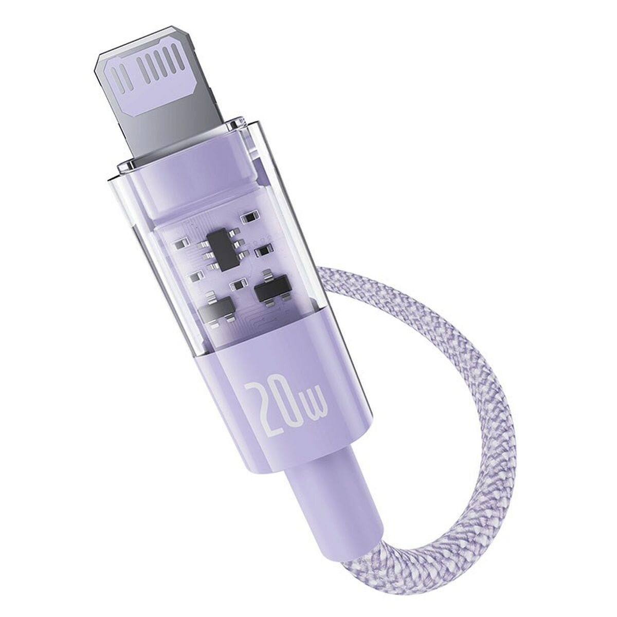 Image secondaire de Câble USB-C vers Lightning Baseus P10373001511-01 Pourpre 2 m