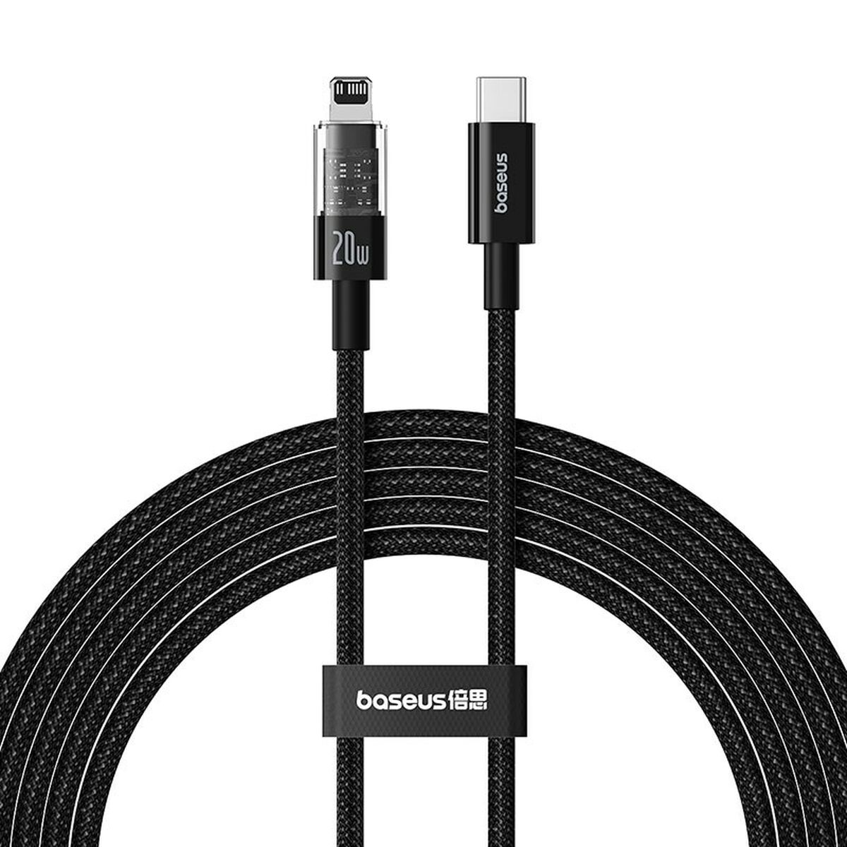 Câble USB-C vers Lightning Baseus P10373001111-01 Noir 2 m
