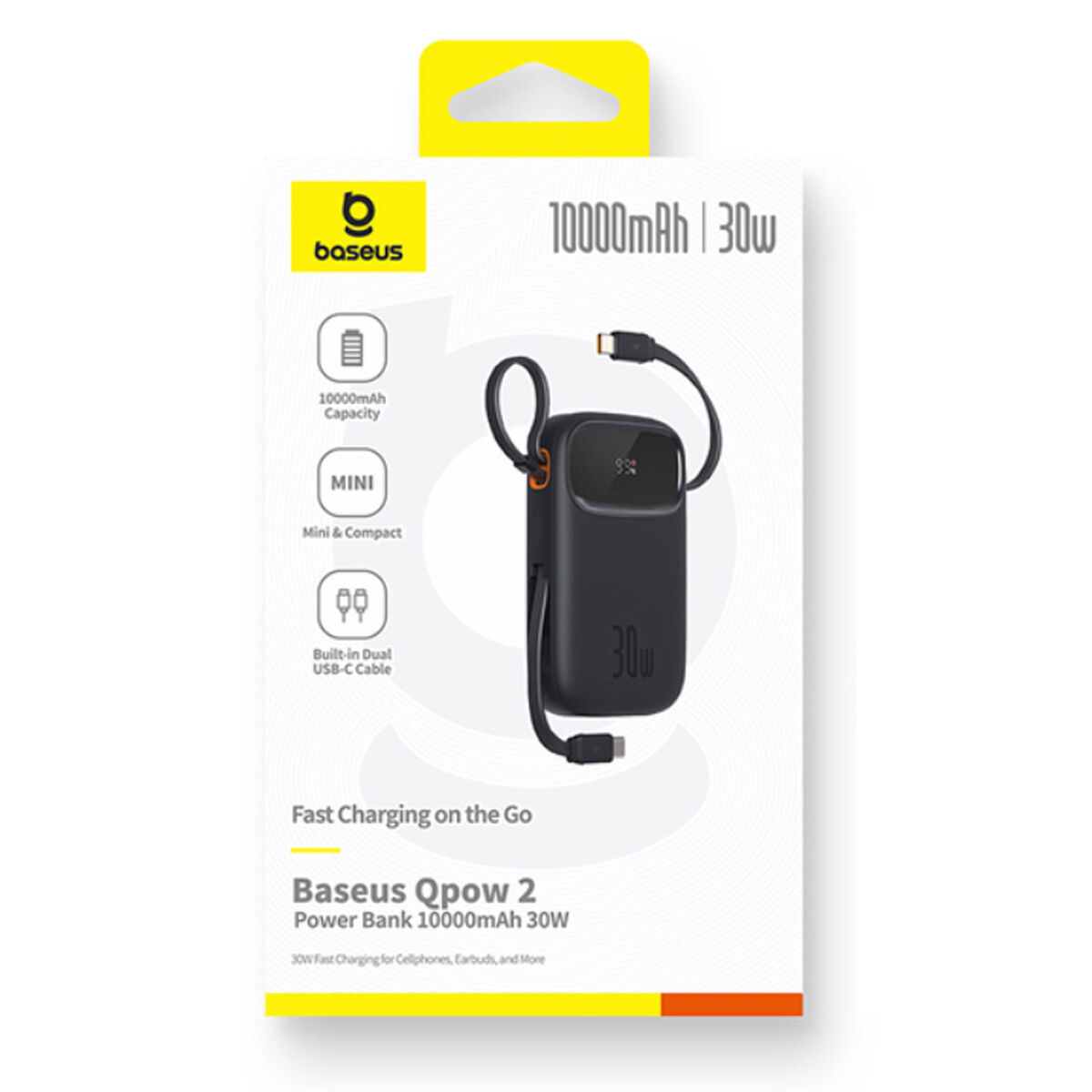 Afbeeldingen van Powerbank Baseus P10055008113-00 Black 10000 mAh