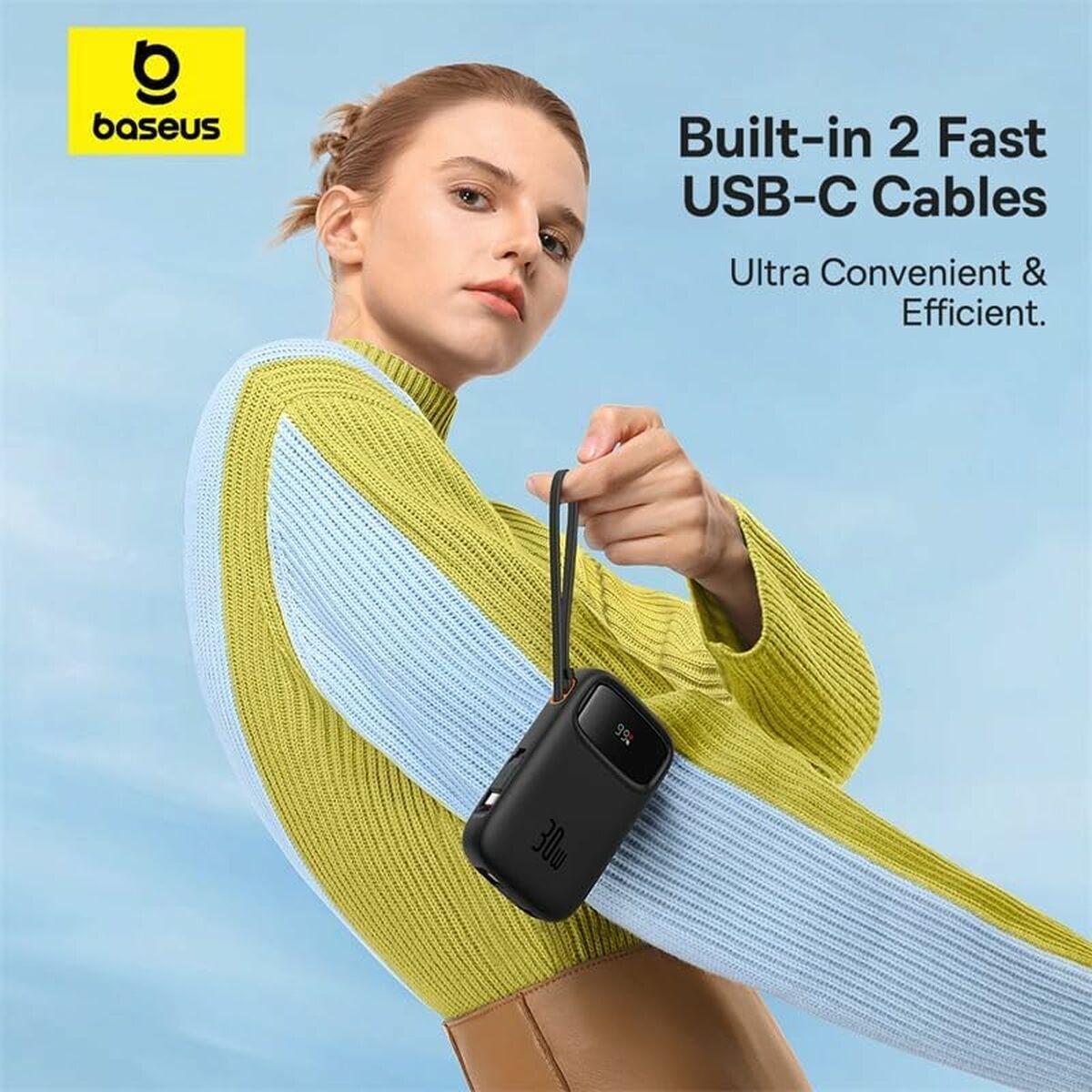 Afbeeldingen van Powerbank Baseus P10055008113-00 Black 10000 mAh